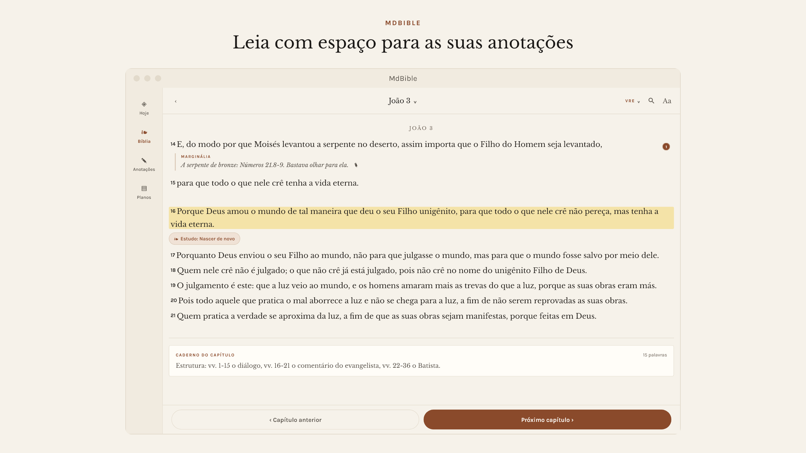 O MdBible no computador
